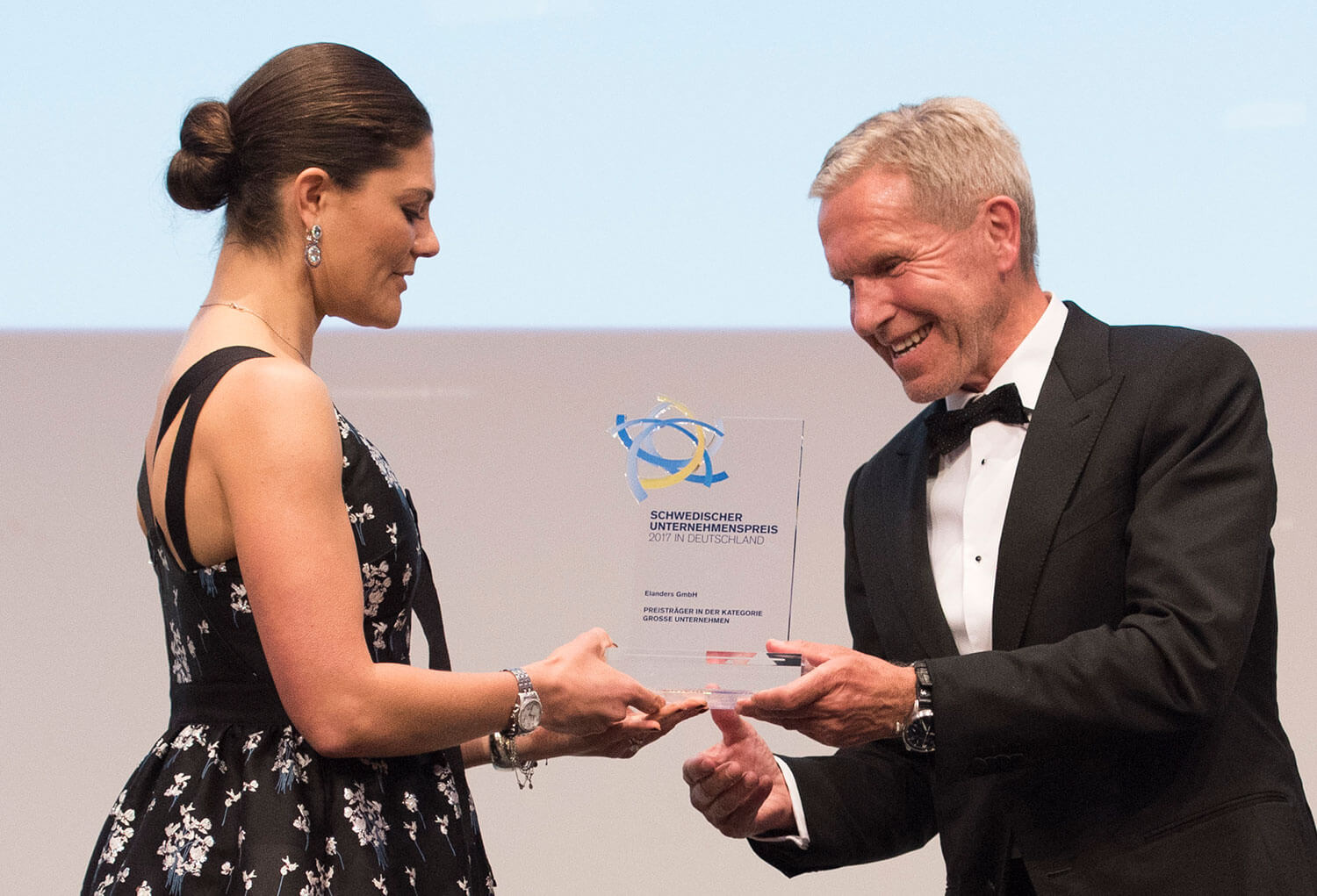 HRH Crown Princess Victoria of Sweden and Peter Sommer, Elanders