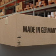 Box with Made in Germany on the outside